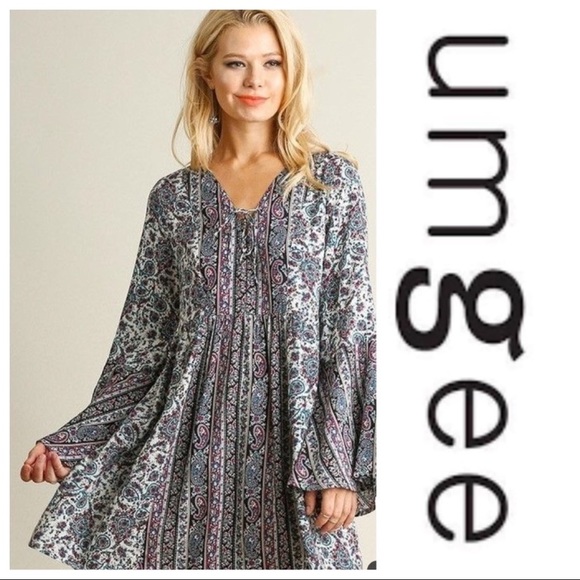 Umgee Dresses & Skirts - 🔥 3 For $15🔥 Umgee Colorful Walk Dress